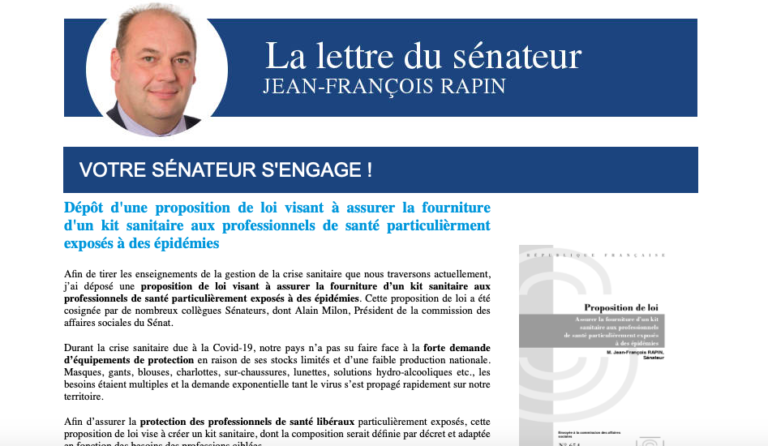 Lettre d’information juillet 2020