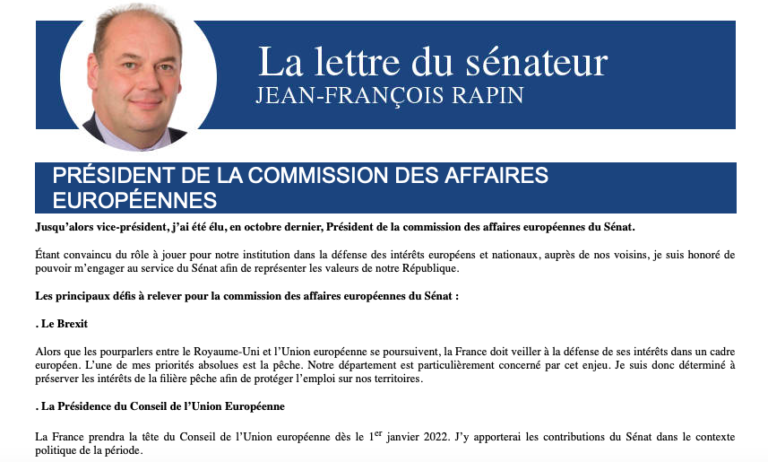 Lettre d’information décembre 2020