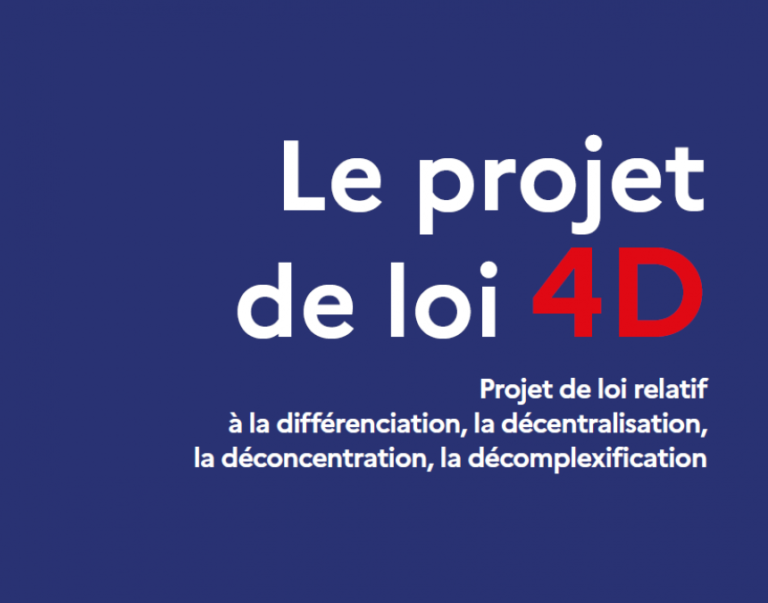 Projet de loi « 4D » Projet de loi « 4D »