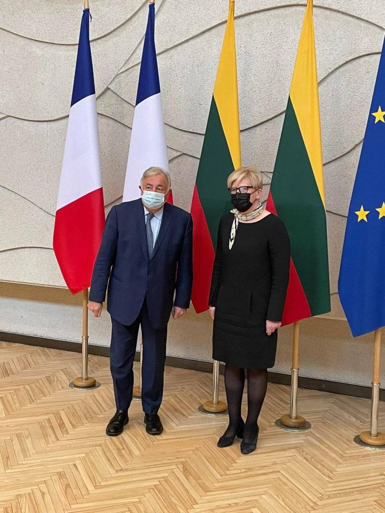 Entretien ce matin avec Madame Ingrida Šimonytė , Première Ministre de Lituanie….