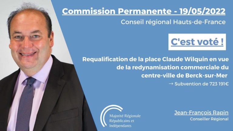 La Région Hauts-de-France accompagne les collectivités dans leur politique de re…