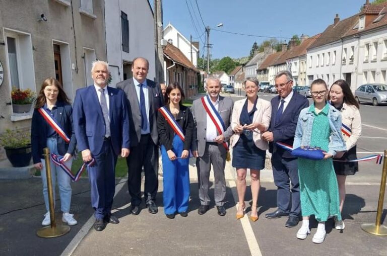 Inauguration ce samedi des travaux d’aménagement de la Rue Georges Brassens à H… Inauguration ce samedi des travaux d’aménagement de la Rue Georges Brassens à H…